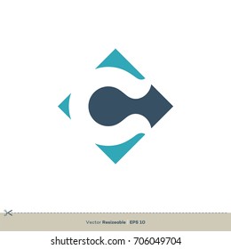 C Letter Logo Template Illustration Design. Vector EPS 10.