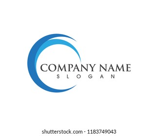 C Letter Logo Template vector icon design