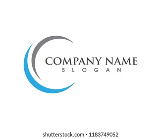 C Letter Logo Template vector icon design