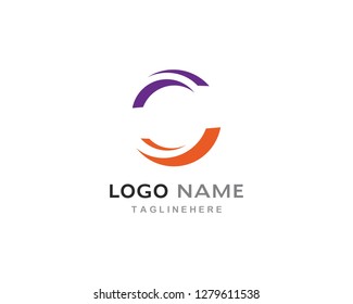 C Letter Logo Template vector icon design