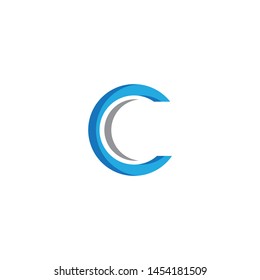 C Letter Logo Template vector icon design