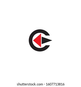 C Letter Logo Template vector icon design