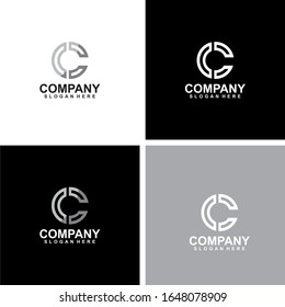 C Letter Logo Template vector icon illustration design. vector Business corporate letter C logo design vector. Simple and clean flat design of letter C logo vector template.