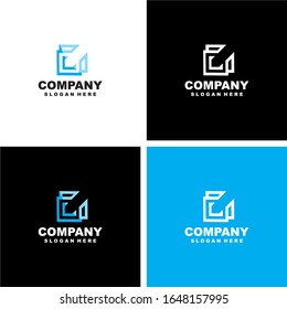 C Letter Logo Template vector icon illustration design. vector Business corporate letter C logo design vector. Simple and clean flat design of letter C logo vector template.