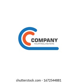 Design der Vektorillustration für die C-Letter-Logo