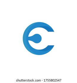 C Letter Logo Template vector icon design