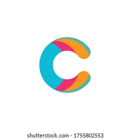 Vektorsymbol in C-Letter-Logo