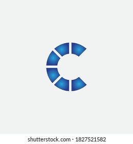 C Letter Logo Template vector icon design