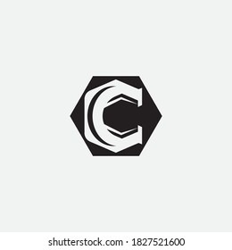 C Letter Logo Template vector icon design