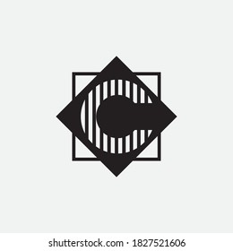 Vektorsymbol in C-Letter-Logo