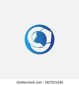 C Letter Logo Template vector icon design