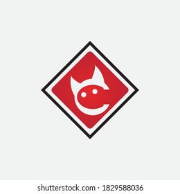 C Letter Logo Template vector icon design