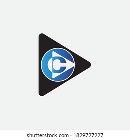 C Letter Logo Template vector icon design