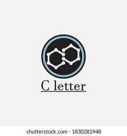 Vektorsymbol in C-Letter-Logo