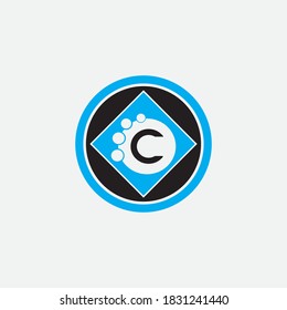 C Letter Logo Template vector icon design