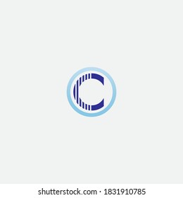 C Letter Logo Template vector icon design