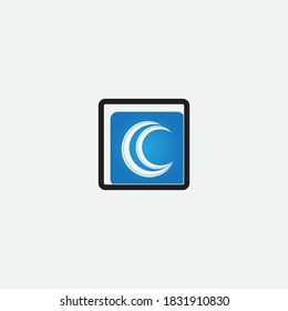 C Letter Logo Template vector icon design