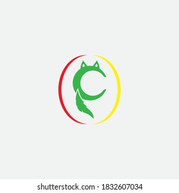 Vektorsymbol in C-Letter-Logo