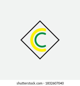 C Letter Logo Template vector icon design