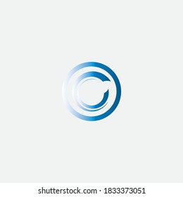 C Diseño de iconos vectoriales de plantillas de logotipos de letras