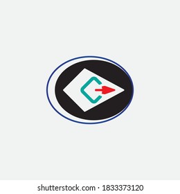 Vektorsymbol in C-Letter-Logo