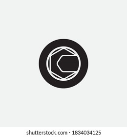 C Letter Logo Template vector icon design
