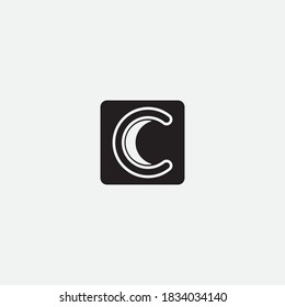 C Letter Logo Template vector icon design