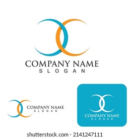 C Letter Logo Template vector icon design