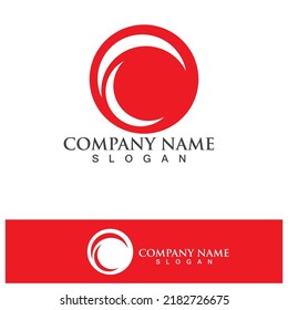 C Diseño de iconos vectoriales de plantillas de logotipos de letras