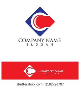Vektorsymbol in C-Letter-Logo