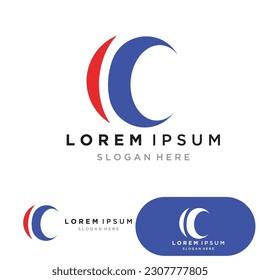 C Letter Logo Template vector icon design