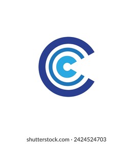 C Letter Logo Template vector icon design