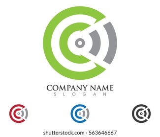 C Letter Logo Template vector icon design