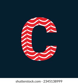 C letter logo or c text logo and c word logo design.