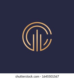 C letter logo with three vertical bars.