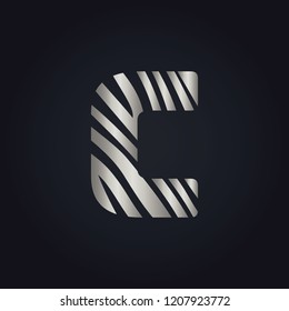 C letter logo vector design. Initial letter C logo design.