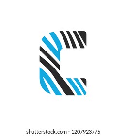 C letter logo vector design. Initial letter C logo design.