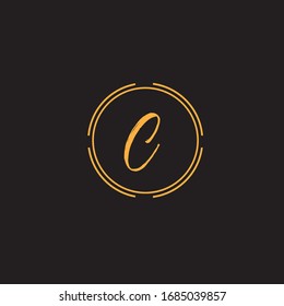 C letter logo vector design