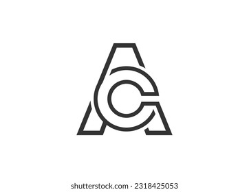 A and C letter Logo vector eps 10