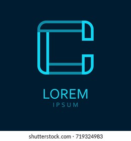 C Letter Logo. Vector Icon