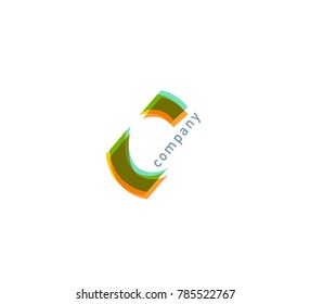 C Letter logo vector icon.