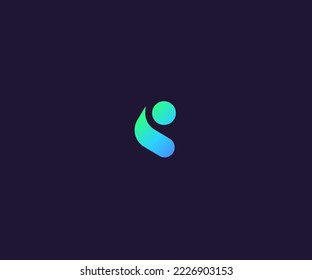 C Letra Modelo vectorial de plantilla de logotipo Símbolo abstracto de monograma. Usable para el deporte de negocios, la tecnología, la moda, el logotipo digital y creativo futuro