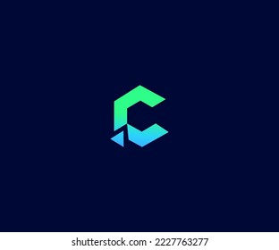 C Letter Logo Vector Template Abstract Monogram Symbol. Usable for Business sport, technology, fashion, digital And future creative logo