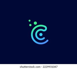 C Letter Logo Vector Template Abstract Monogram Symbol. Usable for Business sport, technology, fashion, digital And future creative logo