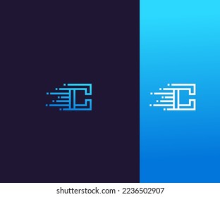 C Letter Logo Vector Template Abstract Monogram Symbol. Usable for Business sport, technology, fashion, digital And future creative logo