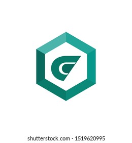 C Letter logo.This Logo will look great on both print and web.