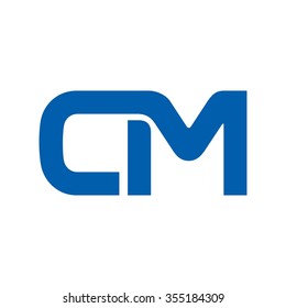 C And Letter M Logo Vector.