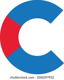 C Letter modern logo design