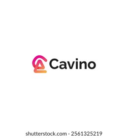 C and A letter modern logo design