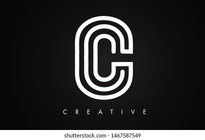 C Letter Modern Trendy Design Logo Stock Vector (Royalty Free ...